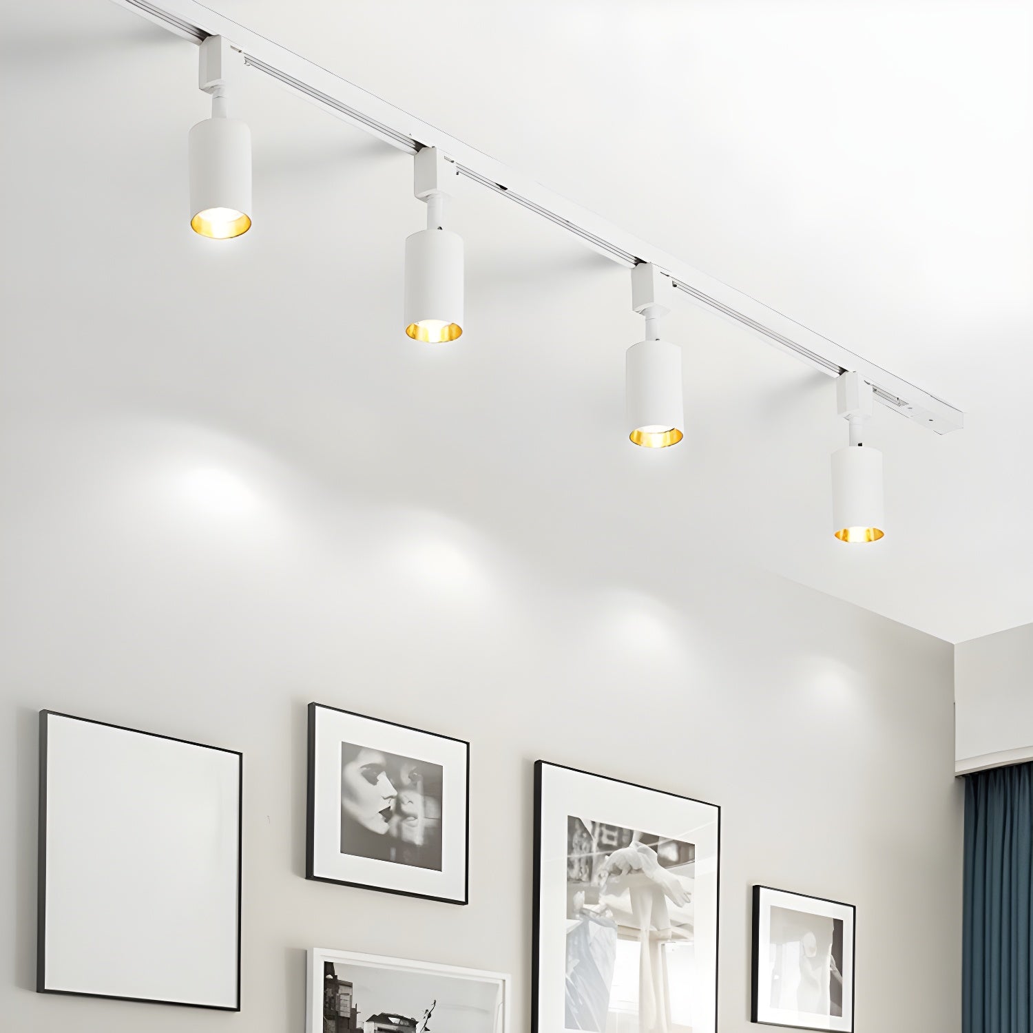 Solara Ceiling Lamp Sleek Cylinder Track with Minimalist