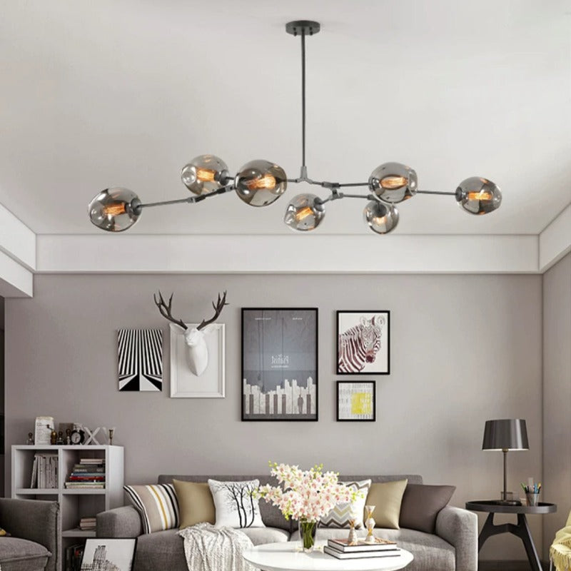 Valentina Nordic Modern Glass Pendant Light Bubble - Letslighting