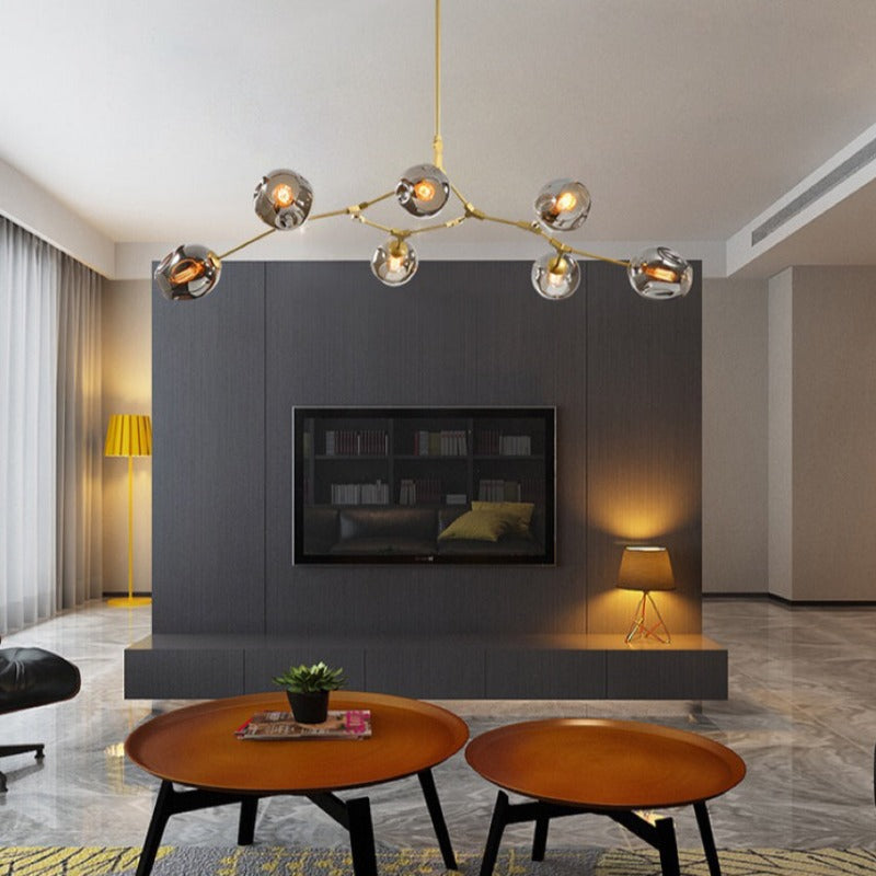 Valentina Nordic Modern Glass Pendant Light Bubble - Letslighting
