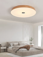 Ceshaora Modern Minimalist Woodgrain Ceiling Light