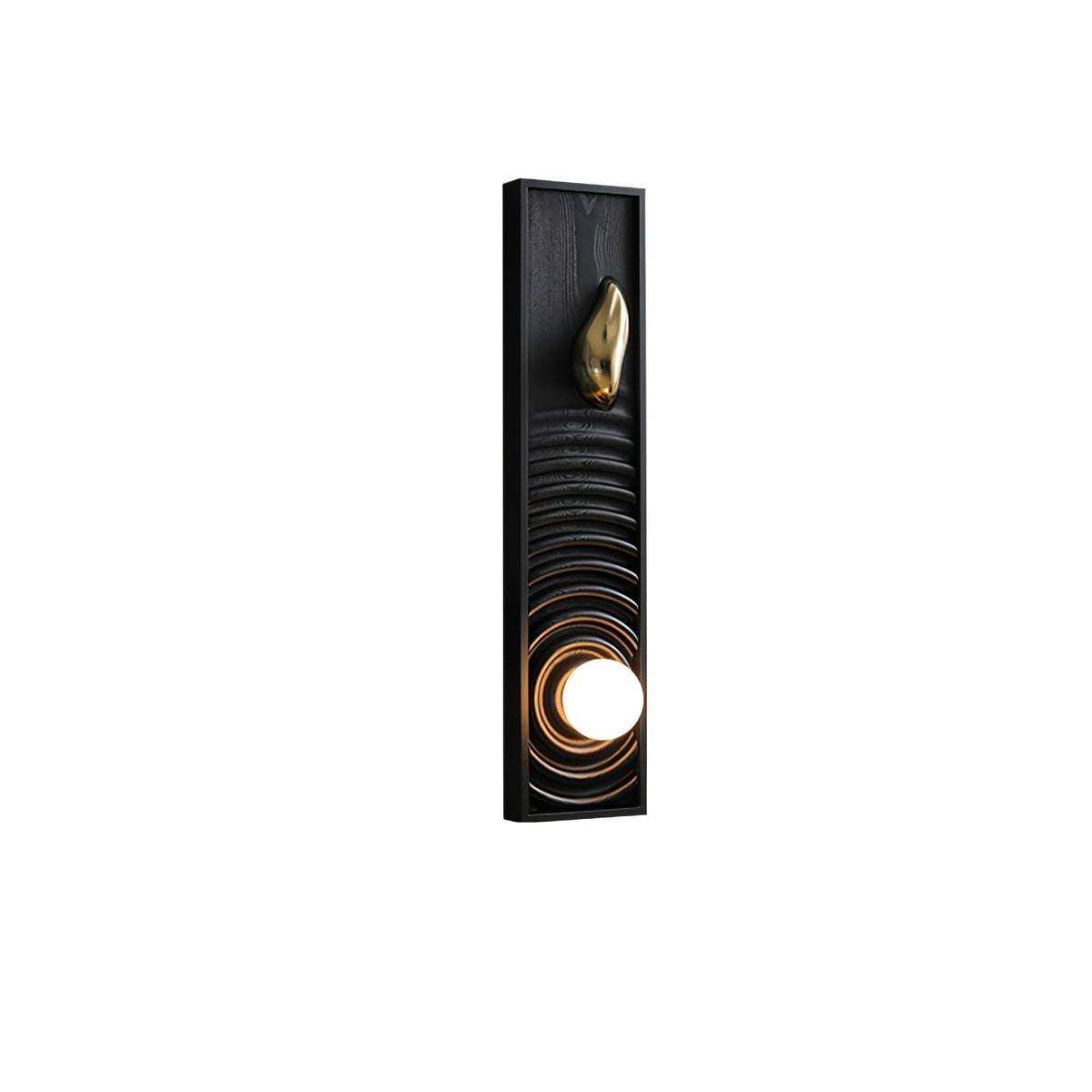 Caleb Vintage Wood Wall Lamp
