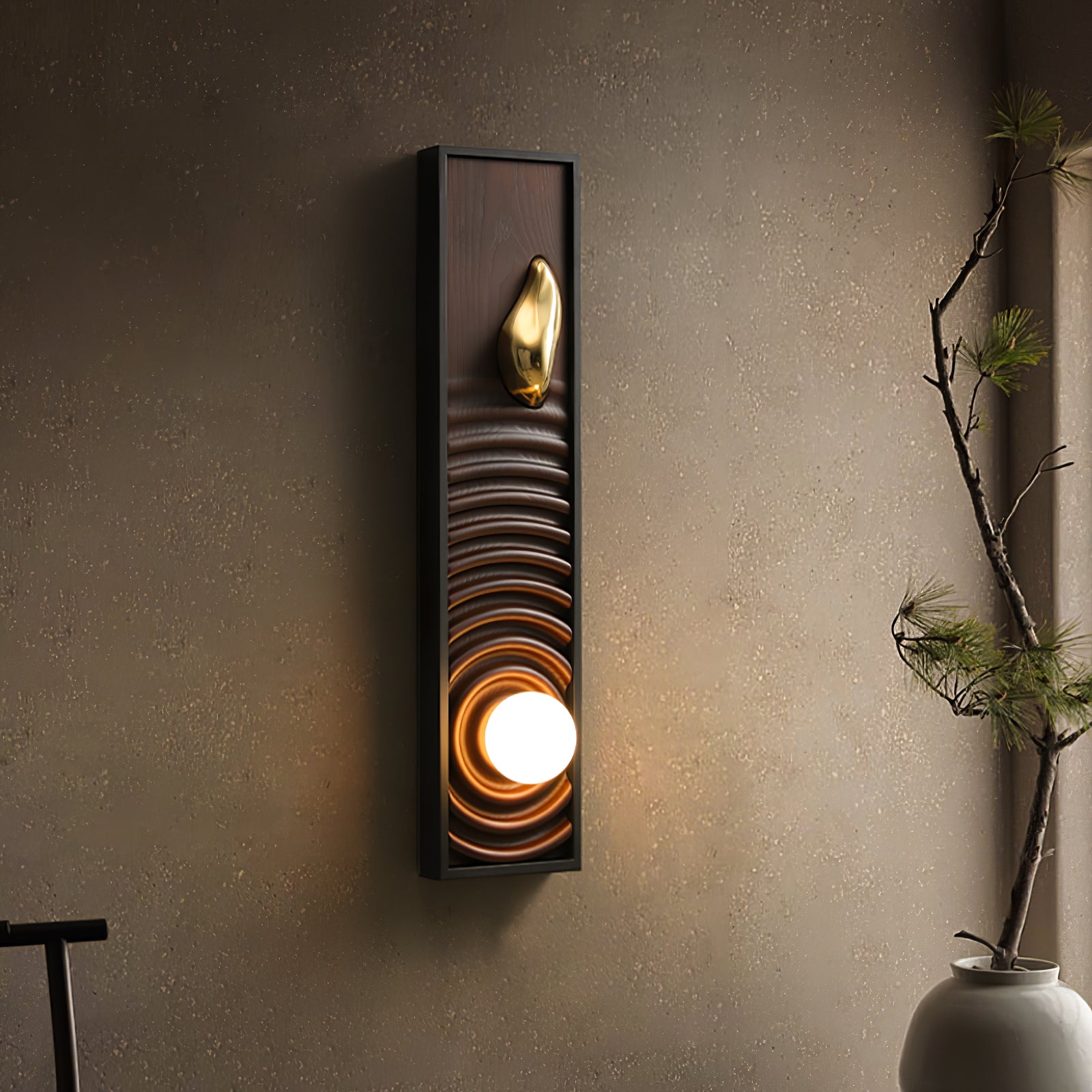 Solano Modern Wood Wall Light