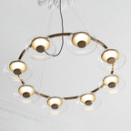 Aethera Circular Glass Chandelier