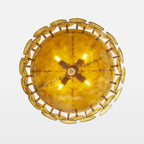 Aurora Chandelier Murano Glass Disc Vintage