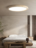 Aurrina Ring Frame Travertine Ceiling Light