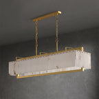 Aether Rectangular Alabaster Pendant Light