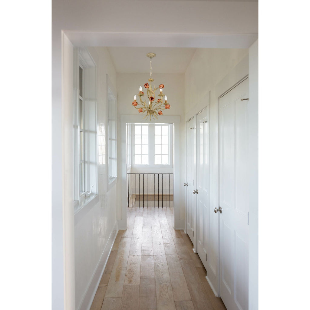 Cacaryra Classic Art Sage Rose Chandelier