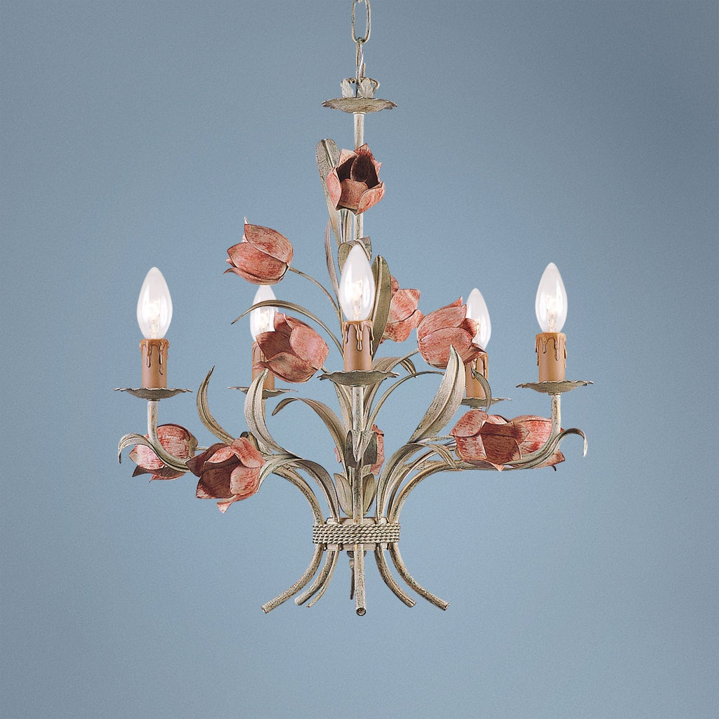 Cacaryra Classic Art Sage Rose Chandelier