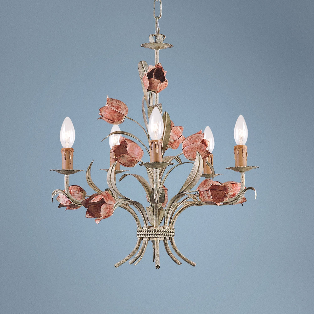 Cacaryra Classic Art Sage Rose Chandelier