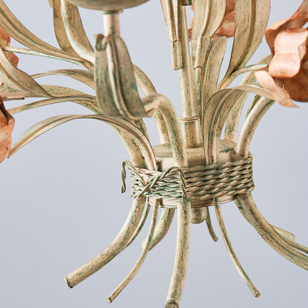 Cacaryra Classic Art Sage Rose Chandelier