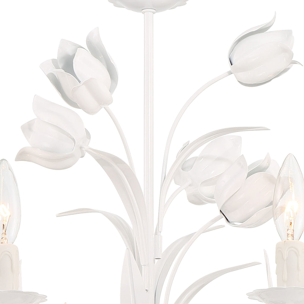 Cacaryra Classic Art Sage Rose Chandelier