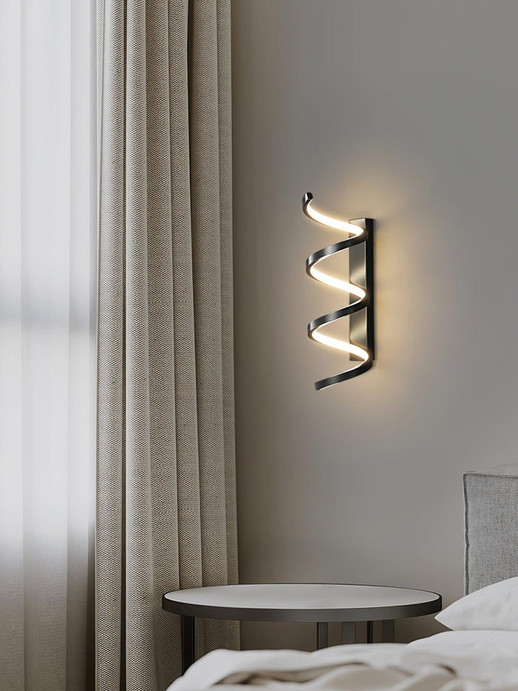 Asilion Nordic Art Spiral Wall Light