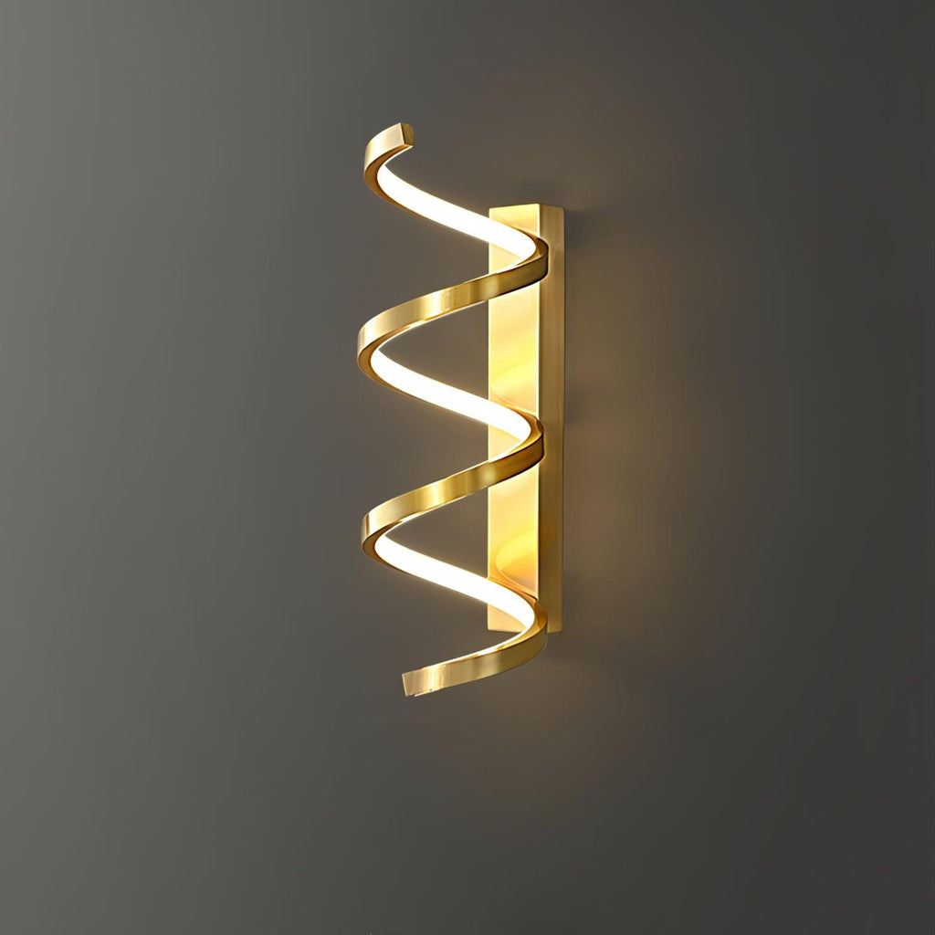 Asilion Nordic Art Spiral Wall Light
