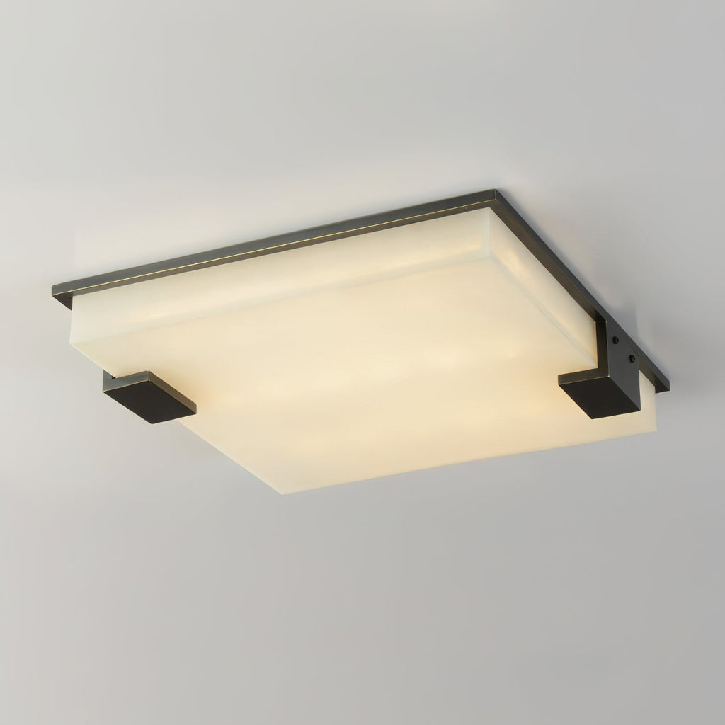 Otalyra Minimalist Alabaster Ceiling Light
