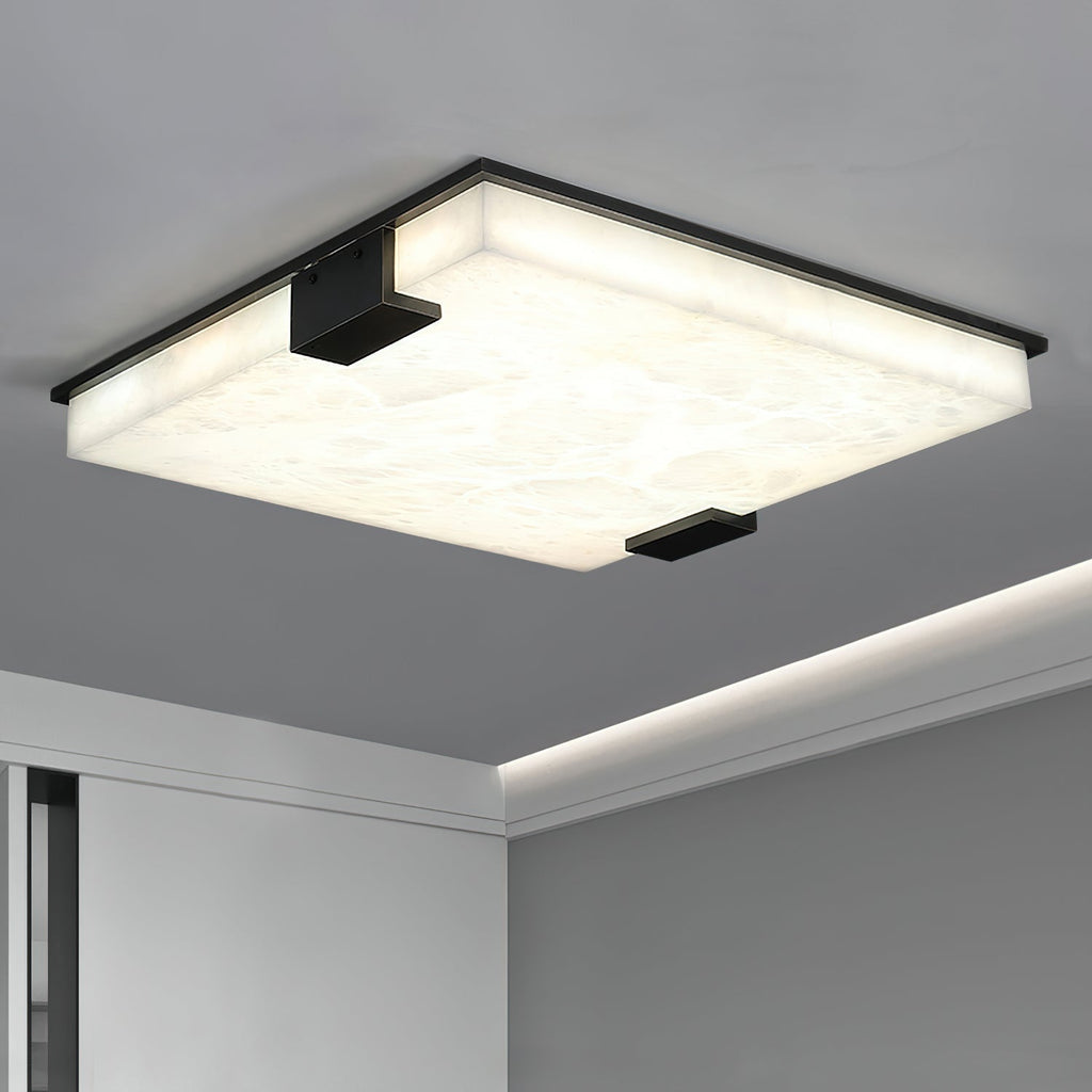 Otalyra Minimalist Alabaster Ceiling Light