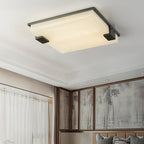 Otalyra Minimalist Alabaster Ceiling Light