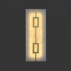 Alvelor Geometric Alabaster Wall Light