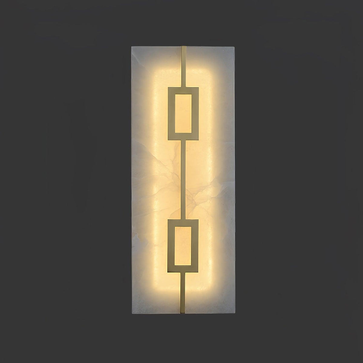 Alvelor Geometric Alabaster Wall Light