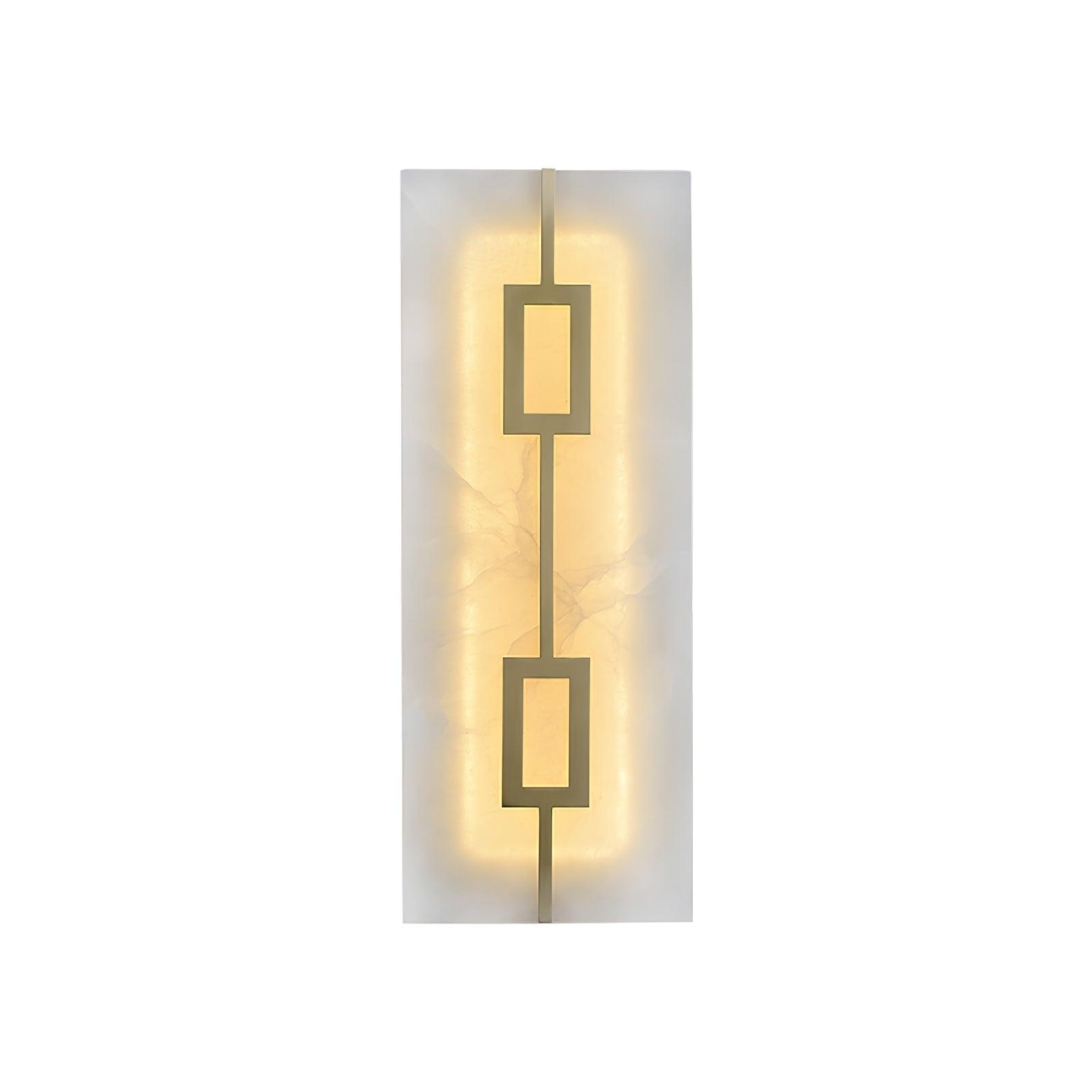 Alvelor Geometric Alabaster Wall Light