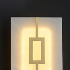 Alvelor Geometric Alabaster Wall Light