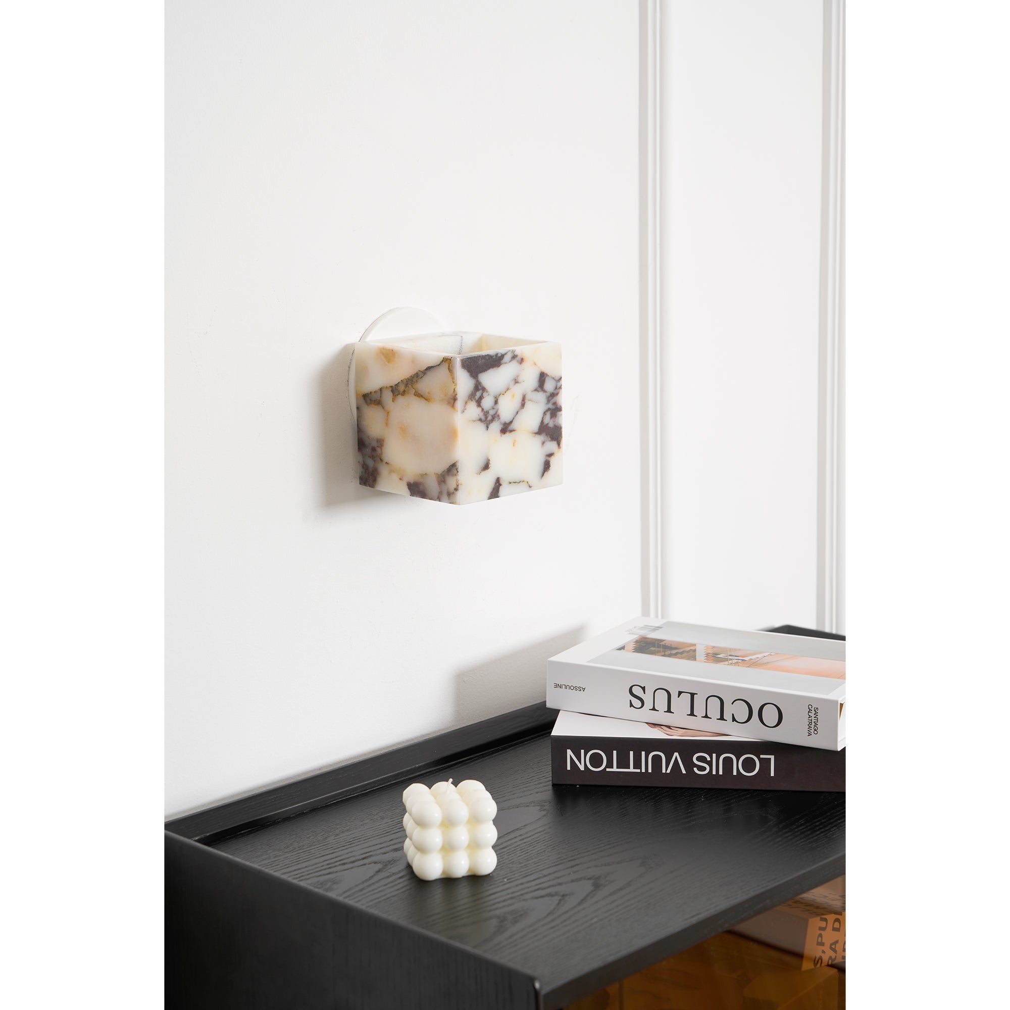Illaee Modern Minimalist Square Marble Wall Lamp