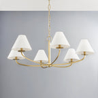 Fleur Classic Vintage Fabric Chandelier