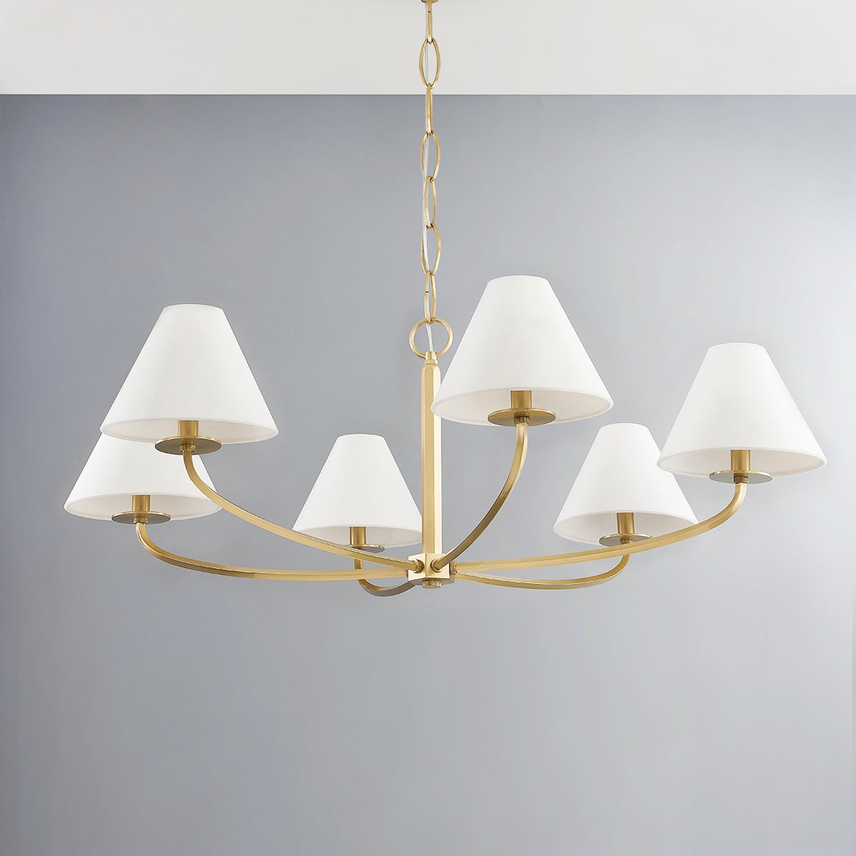 Fleur Classic Vintage Fabric Chandelier