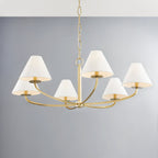 Fleur Classic Vintage Fabric Chandelier