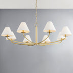 Fleur Classic Vintage Fabric Chandelier
