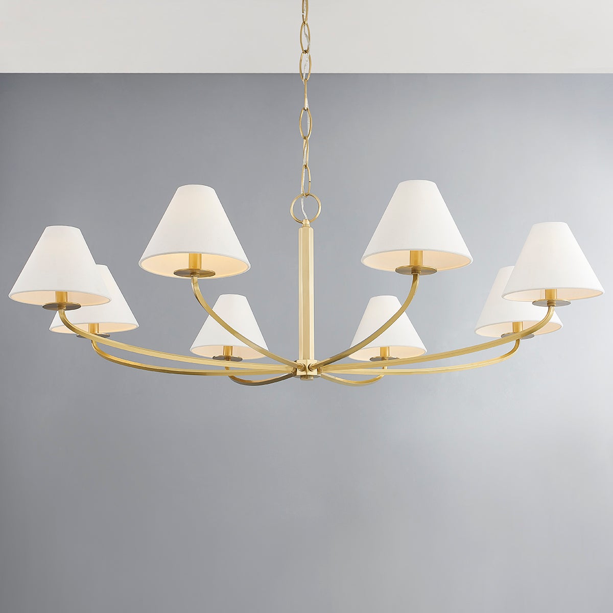 Fleur Classic Vintage Fabric Chandelier