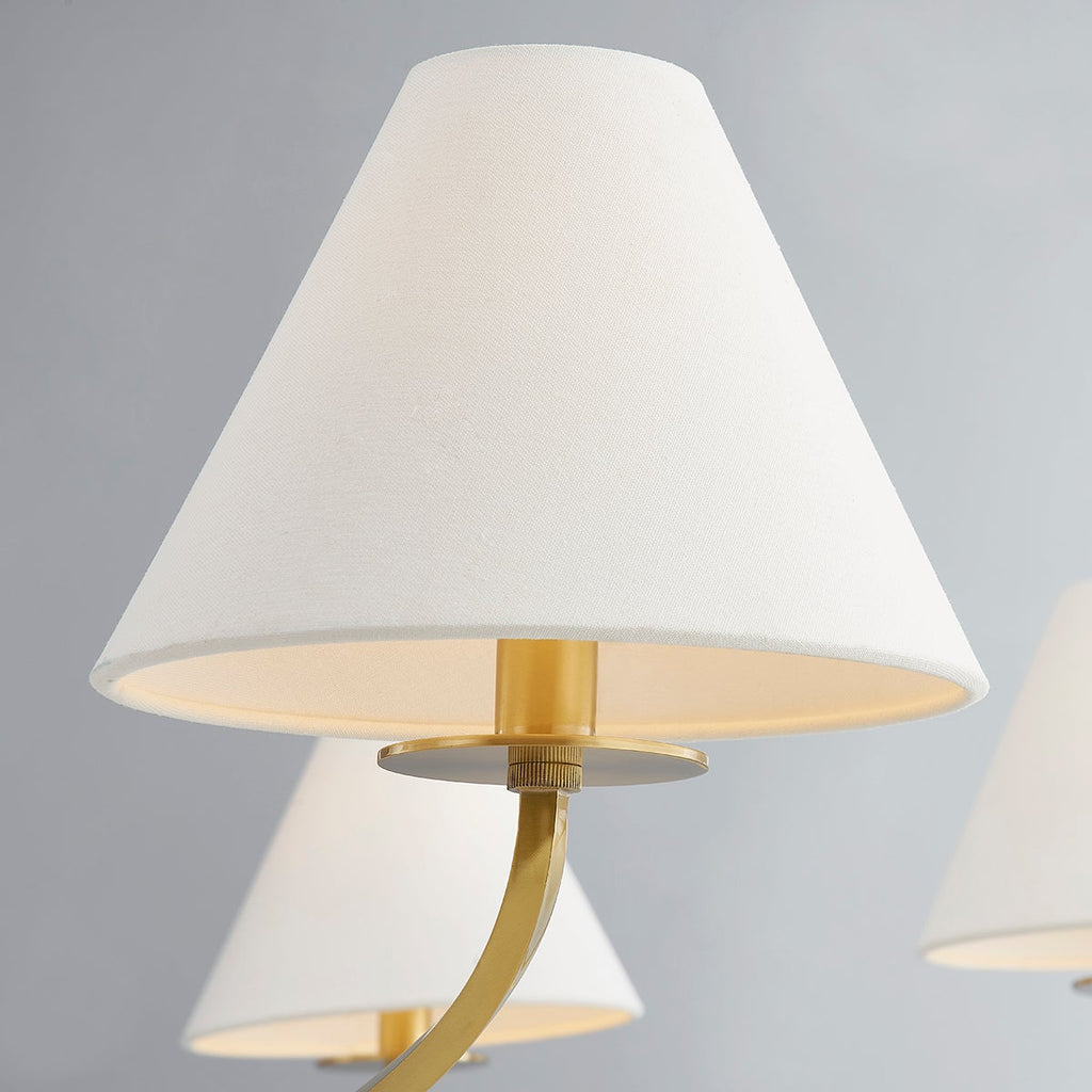 Fleur Classic Vintage Fabric Chandelier