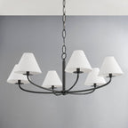 Fleur Classic Vintage Fabric Chandelier