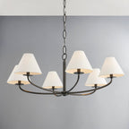 Fleur Classic Vintage Fabric Chandelier