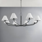 Fleur Classic Vintage Fabric Chandelier