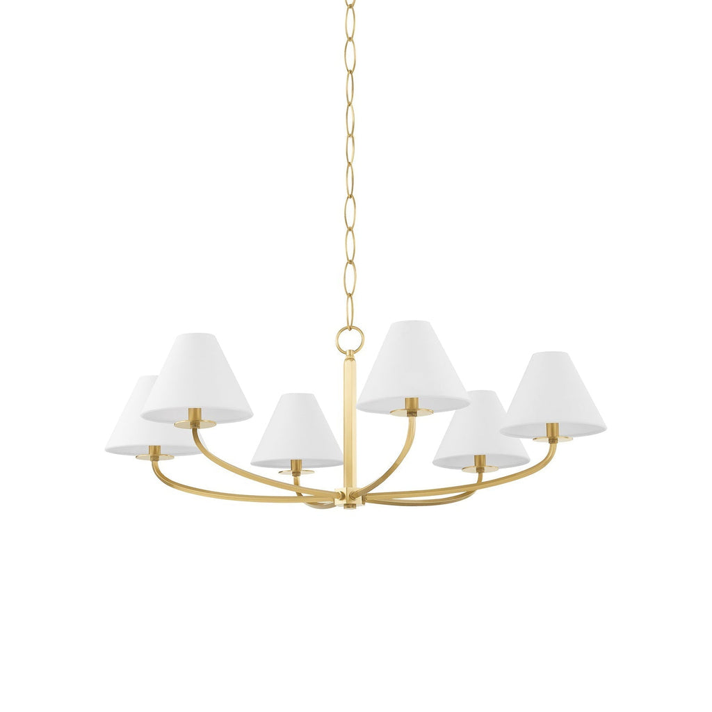 Fleur Classic Vintage Fabric Chandelier