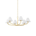 Fleur Classic Vintage Fabric Chandelier