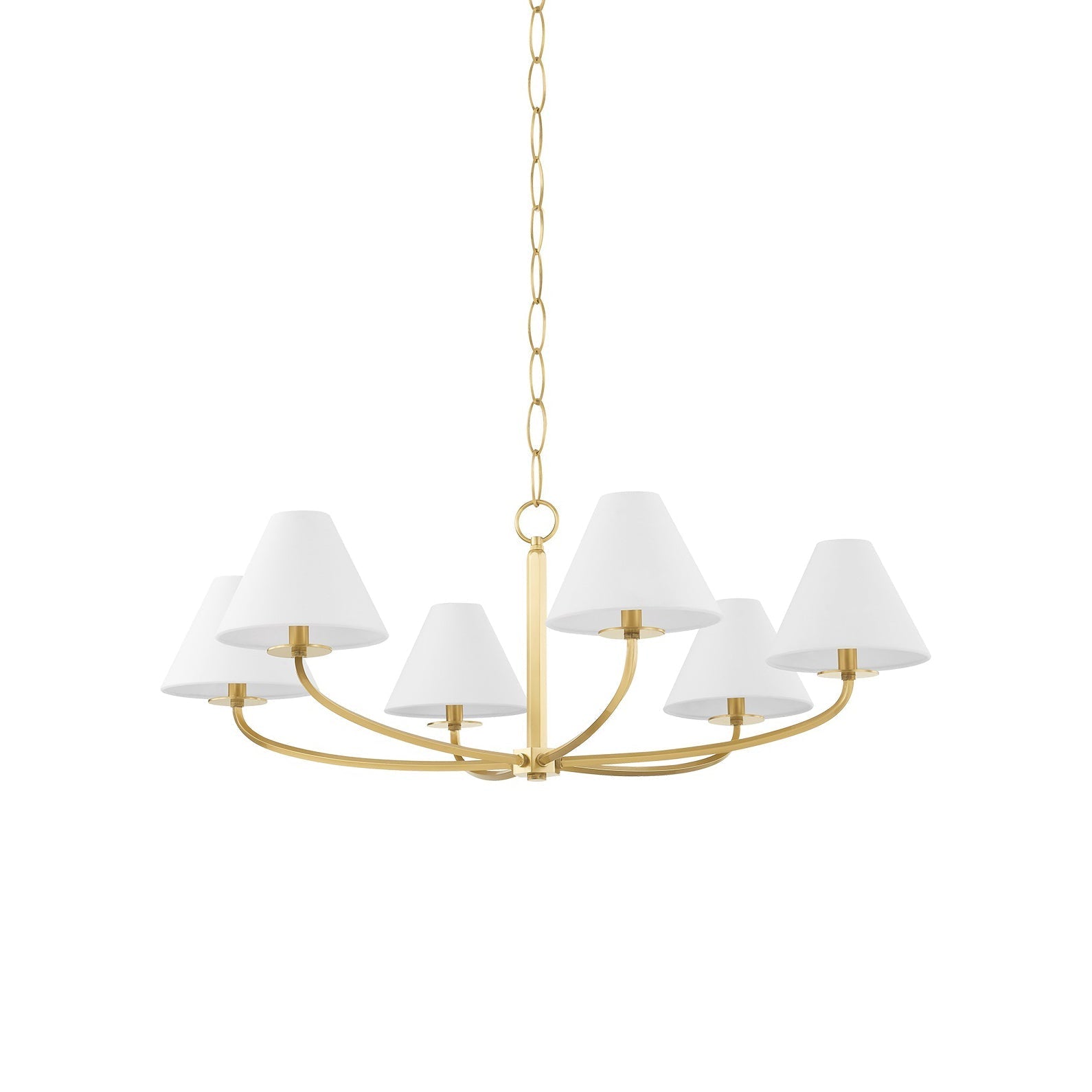 Fleur Classic Vintage Fabric Chandelier