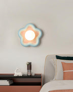Petani Pink Yellow Flower Wall Light