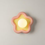 Petani Pink Yellow Flower Wall Light