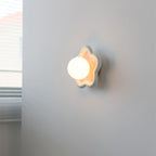 Petani Pink Yellow Flower Wall Light