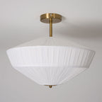 Casoreth Modern Minimalist Pleated Fabric Ceiling Lamp