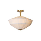 Casoreth Modern Minimalist Pleated Fabric Ceiling Lamp