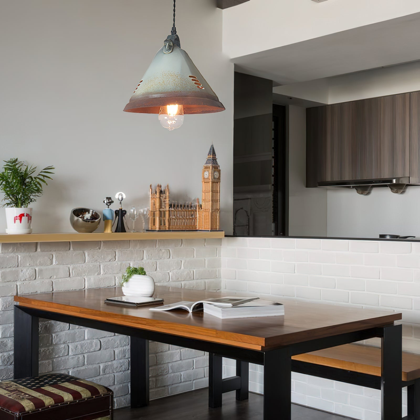 Elorus Vintage Modern Minimalist Pendant Light