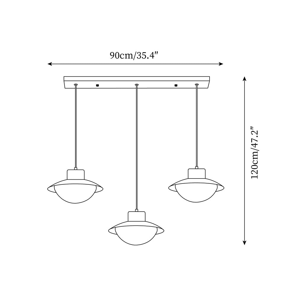 Pendant Lamp and Wood PE Shade Dome Shape Minimalist