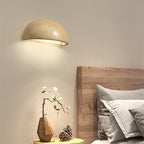 Vethayra Half-Dome Travertine Wall Light