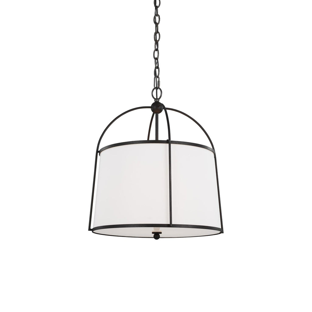 Flare Vintage Industrial Fabric Pendant Lamp