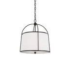 Flare Vintage Industrial Fabric Pendant Lamp
