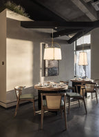 Flare Vintage Industrial Fabric Pendant Lamp