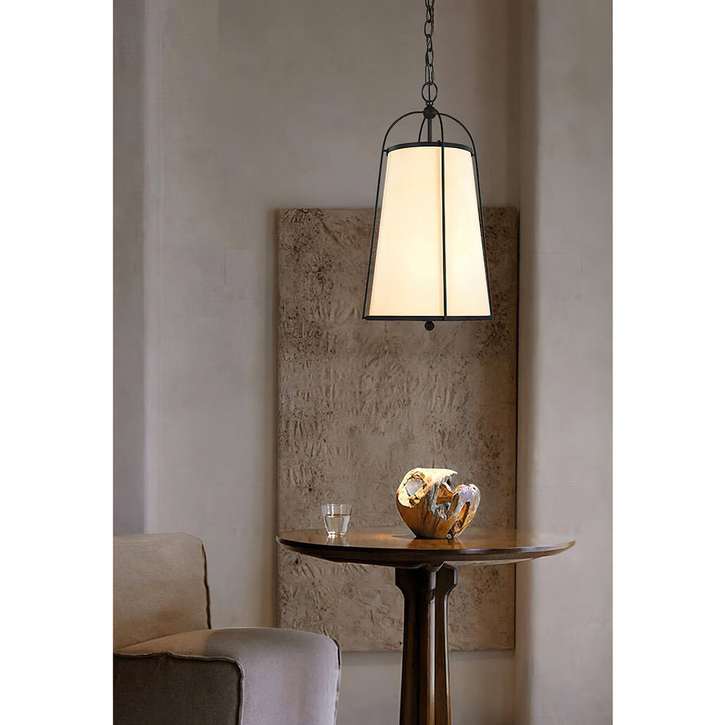 Flare Vintage Industrial Fabric Pendant Lamp