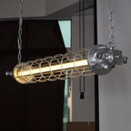 Ephael Modern Vintage Minimalist Tube Pendant Lamp